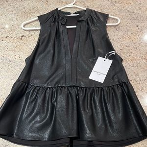 Amanda Uprichard, Rylee top, black, XS